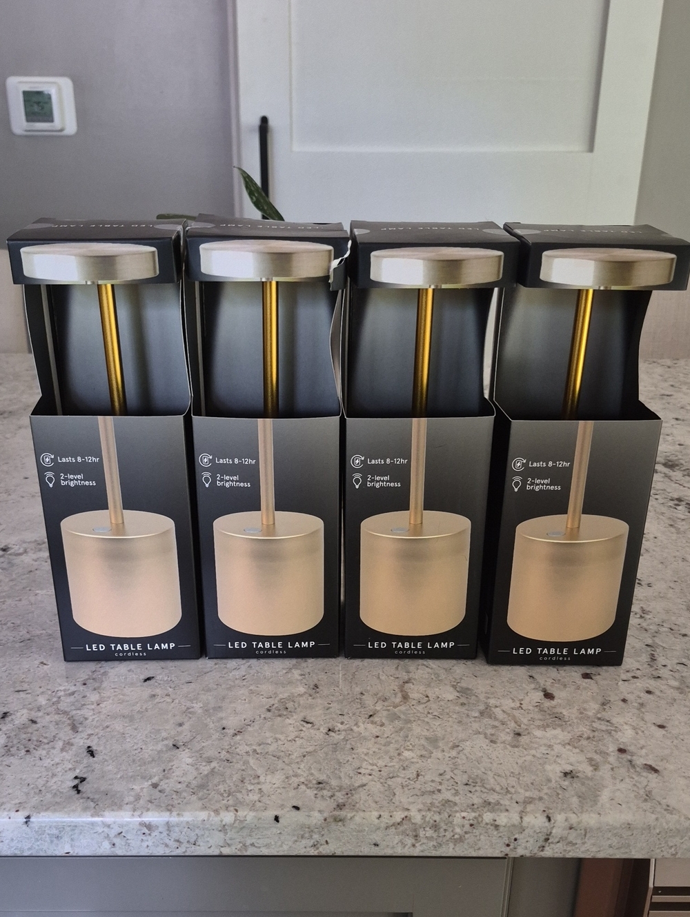 LED Table Lamp - Gold Finish